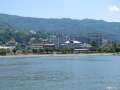 諏訪湖１諏訪湖から見た温泉街