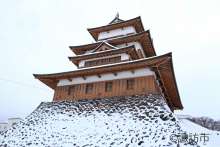 諏訪市　高島城・冬４